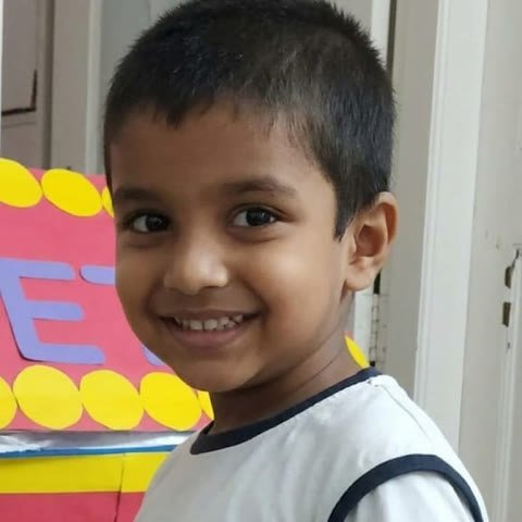 Mohd. Ayaan smiling